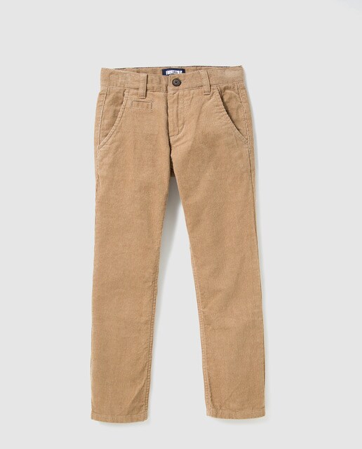 Calças de bombazina de menino Freestyle camel Calças de bombazina de menino Freestyle camel