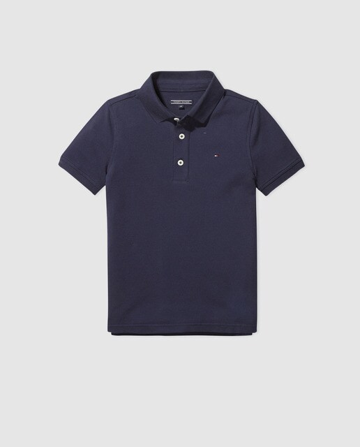 Pólo básico de bebé menino Tommy Hilfiger azul Pólo básico de bebé menino Tommy Hilfiger azul