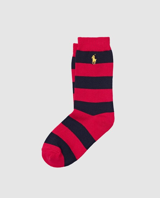 Meias de rapaz Polo Ralph Lauren às riscas Meias de rapaz Polo Ralph Lauren às riscas