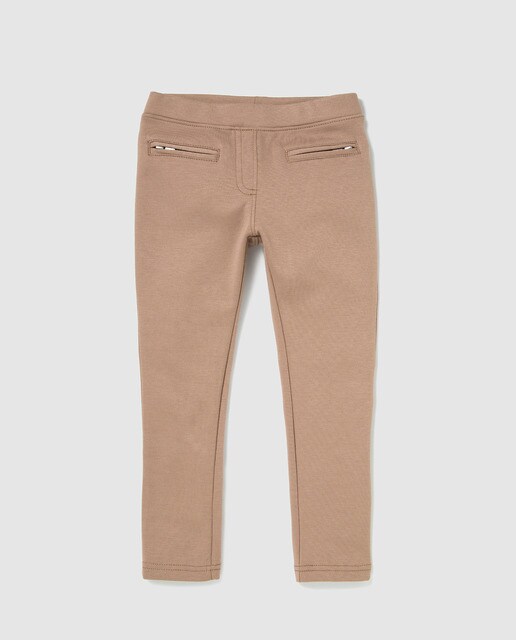 Calças de malha roma de menina Freestyle bege Calças de malha roma de menina Freestyle bege
