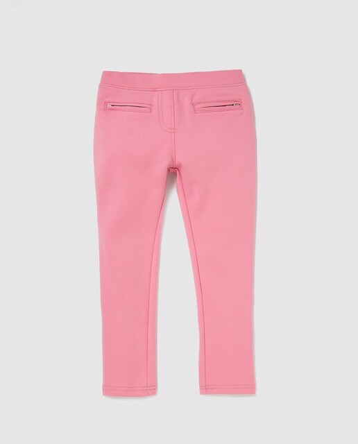 Calças de malha roma de menina Freestyle rosa Calças de malha roma de menina Freestyle rosa