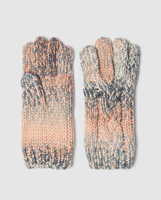 Luvas de malha do cabo Belle&Rebel bicolor Luvas de malha do cabo Belle&Rebel bicolor