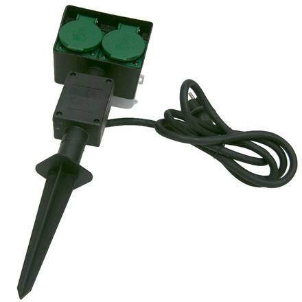 Image of Base Estaca Jardin Doble Salida Ip44 000303007595