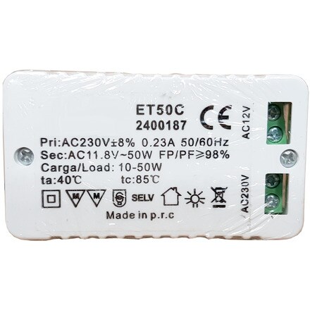 Image of Transformador Electrico 12v/50 W 000304502354