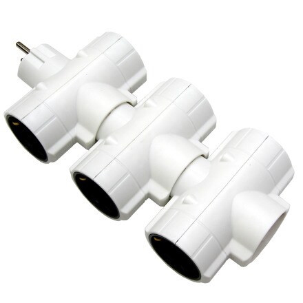 Image of Pack 3 Adaptadores 16a Blanco 000304502883