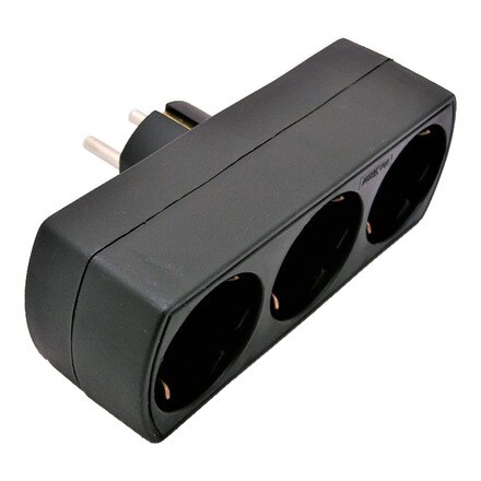 Image of Adaptador 3t Frontal 16a Negro 000304502941