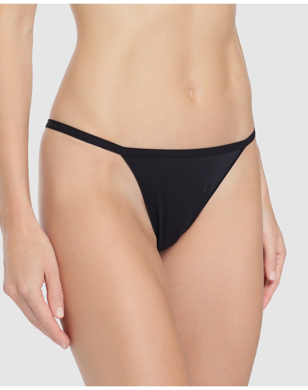 Janira Fresh plain bikini-cut briefs, Navy blue. thumbnail