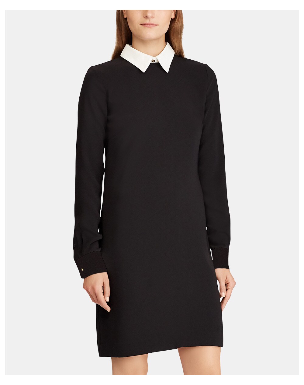 Lauren Ralph Lauren women's black dress with vest effect, Black. thumbnail