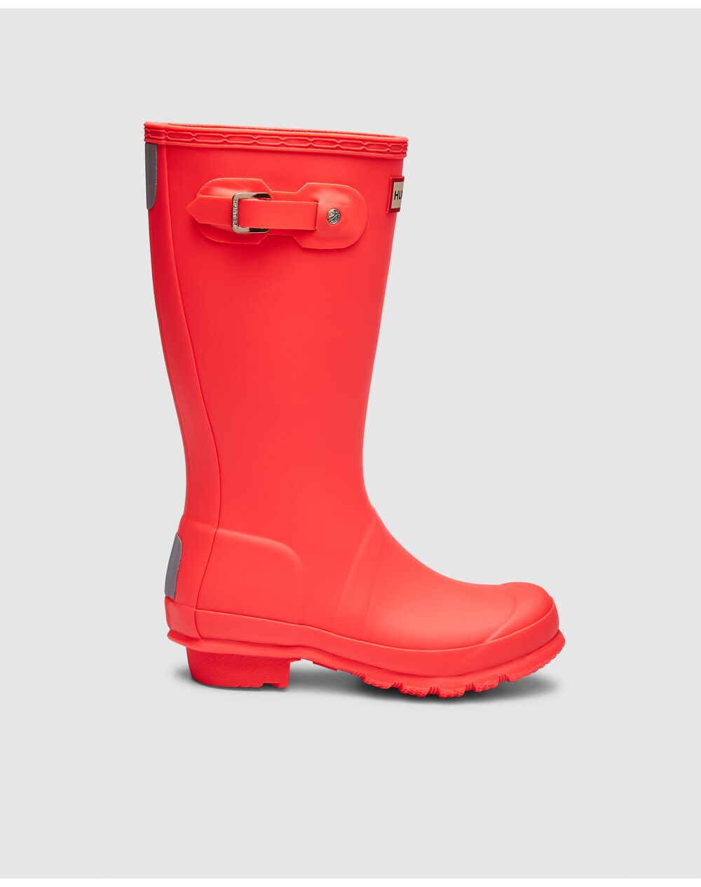 Hunter girls' pink boots with buckle, Dark pink. thumbnail