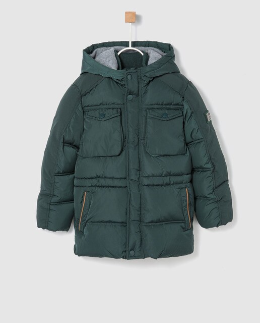 Parka comprida de menino Freestyle verde Parka comprida de menino Freestyle verde