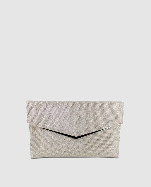 beige envelope clutch