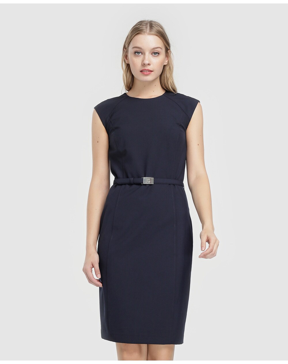 Lauren Ralph Lauren women's short navy blue dress, Navy blue. thumbnail