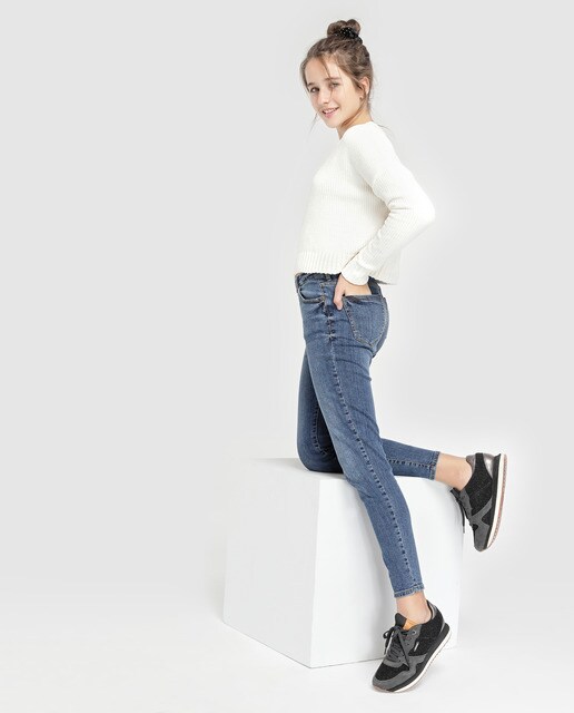 Calças de ganga Belle&Rebel em azul Calças de ganga Belle&Rebel em azul