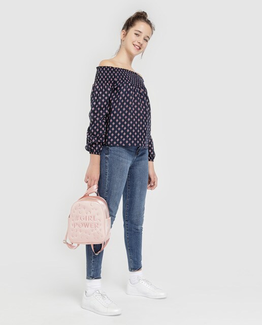 Blusa Belle&Rebel batida com elástico Blusa Belle&Rebel batida com elástico