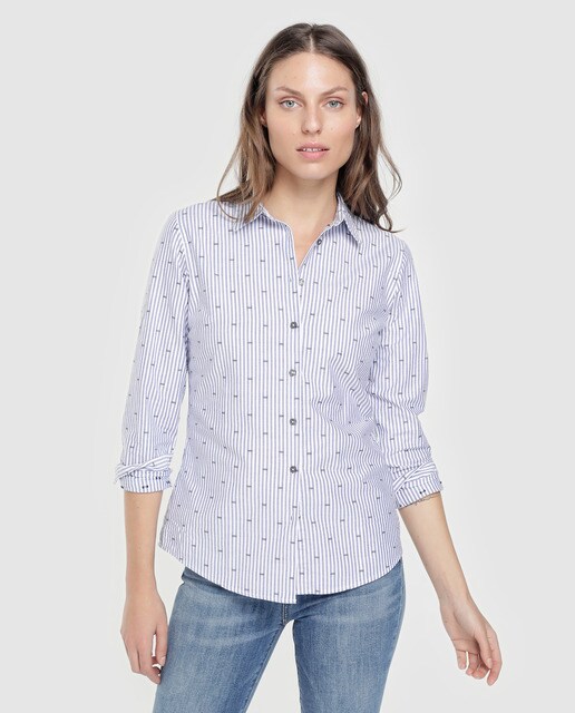 camisa rayas mujer