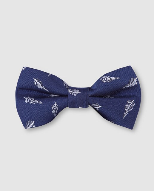 Laço Easy Wear azul com estampado de folhas