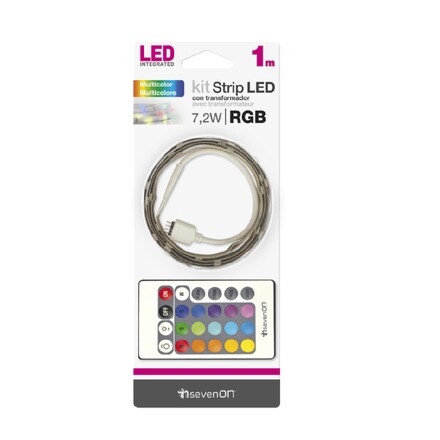 Image of Kit Tira Led Rgb + Transformador + Mando 001339200568