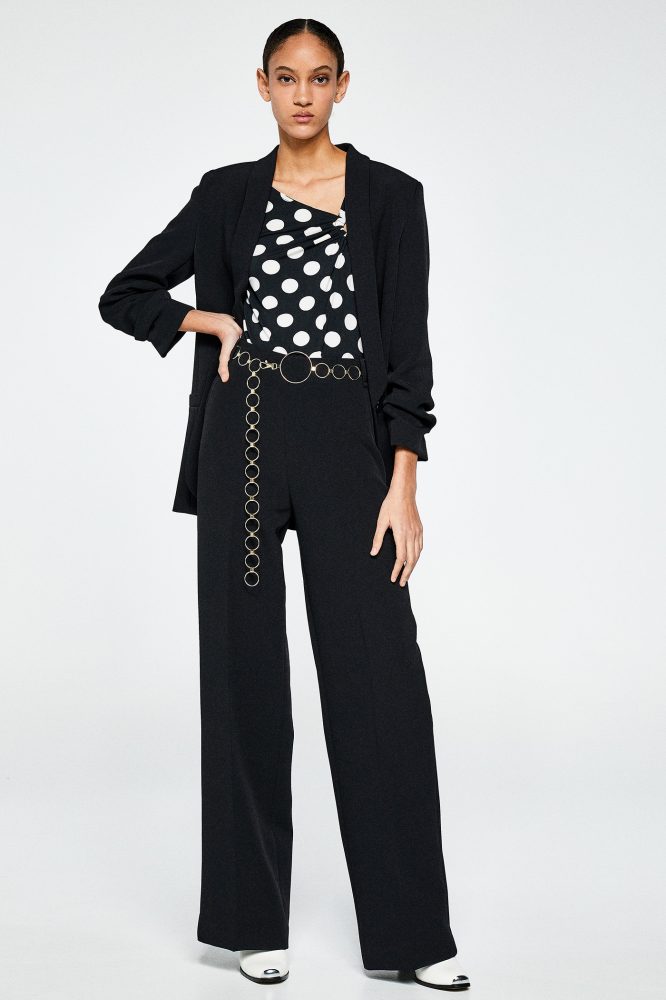 pantalones de vestir mujer anchos