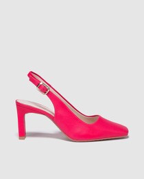 Sapatos de salto de mulher Lodi em pele fúcsia