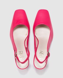 Sapatos de salto de mulher Lodi em pele fúcsia