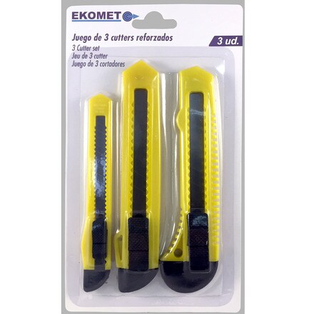 Image of Juego 3 Cutter Reforzados C/metal 000402304042