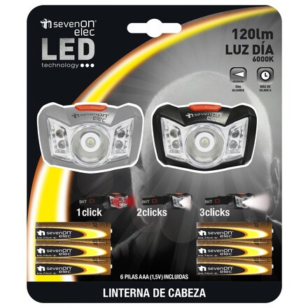 Image of Pack 2 Linternas Frontales Para Cabeza 000318504875