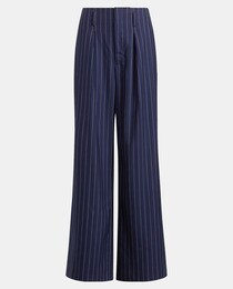 Calças largas de mulher Polo Ralph Lauren com risca diplomática