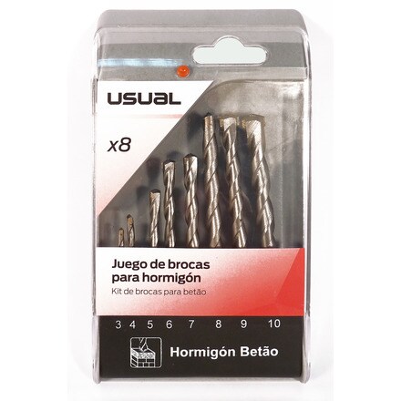Image of Juego 8 Brocas Hormigón 000409009537