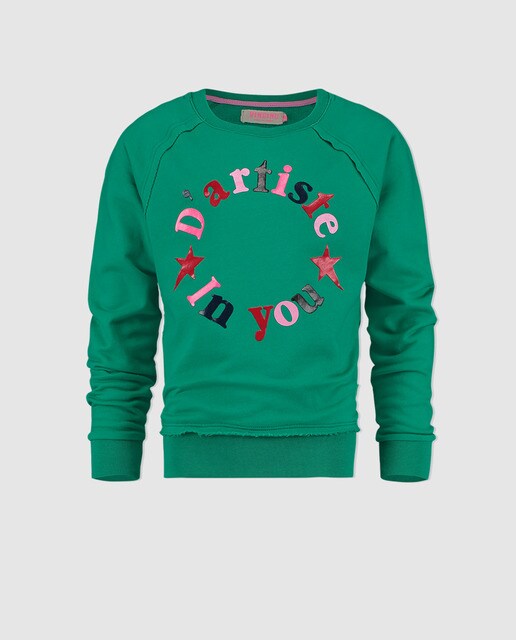 sudadera verde niña