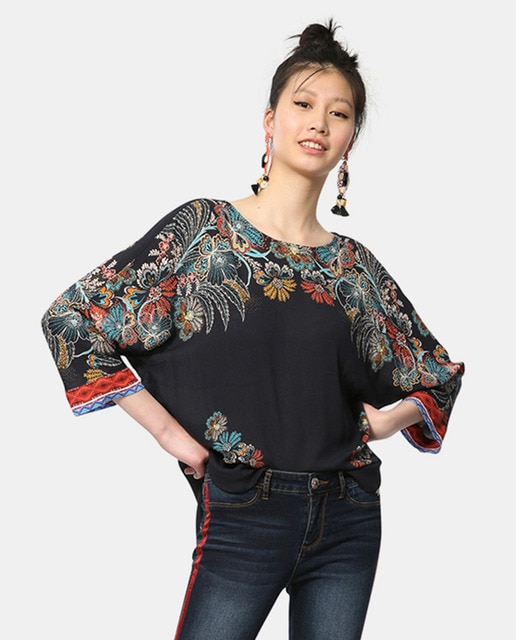 blusas desigual el corte ingles