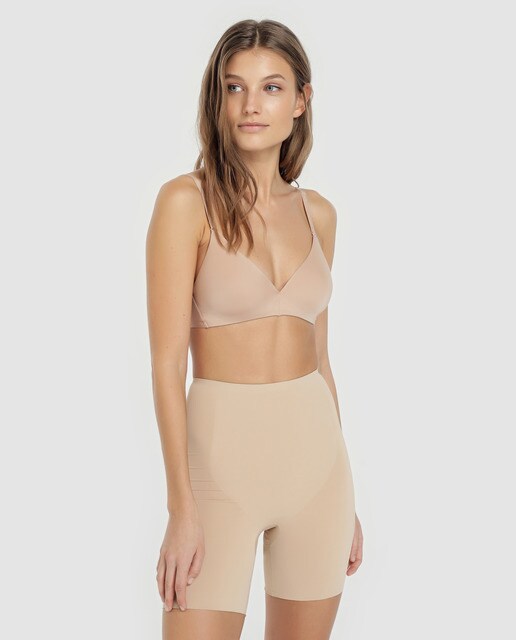 Calças de combinação natural de mulher