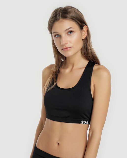 Soutien desportivo Énfasis tipo top sem aro