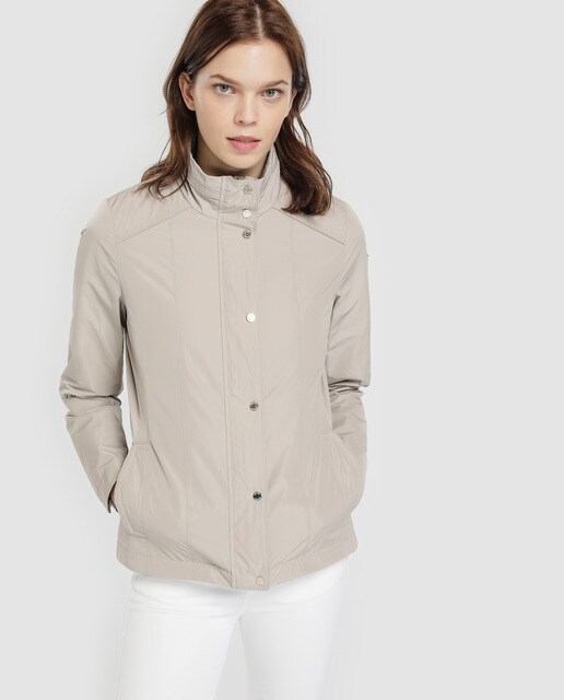 El Moda Abrigos Geox Corte · Mujer Inglés q4vpw