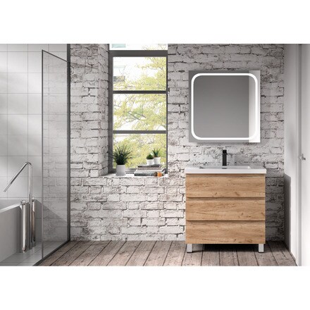 Image of Mueble Baño Oslo 3 Cajones 000707420634