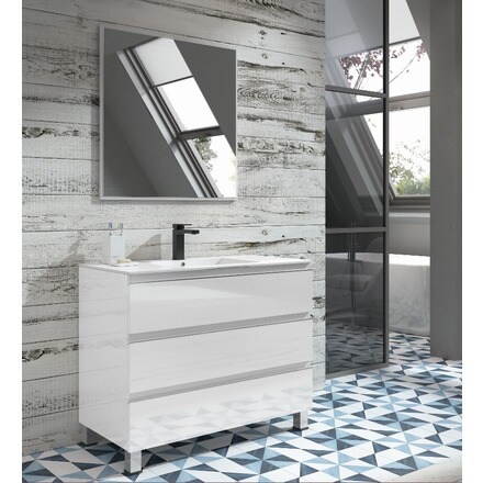 Image of Mueble Baño Oslo 3 Cajones 000707421137