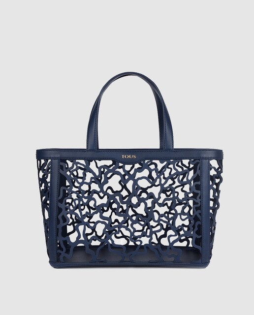 Troquelado Bolso Tous En Az Mediano Mano De Shock Kaos rYF6rqw