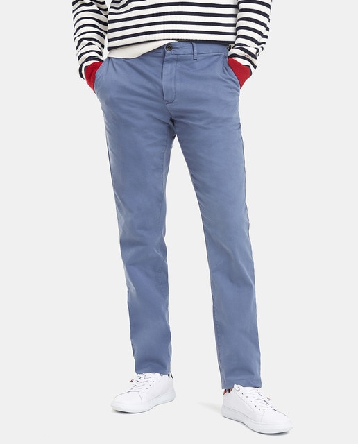 tommy hilfiger blue chinos