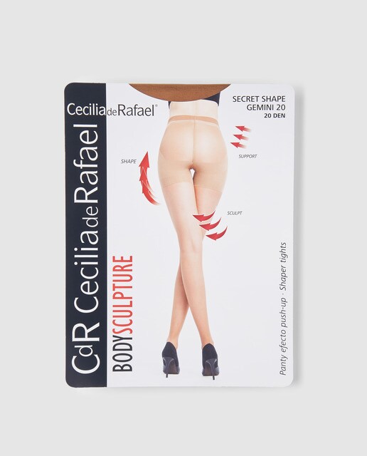 Collants modeladores push-up de 20 deniers de mulher Cecilia de Rafael Collants modeladores push-up de 20 deniers de mulher Cecilia de Rafael