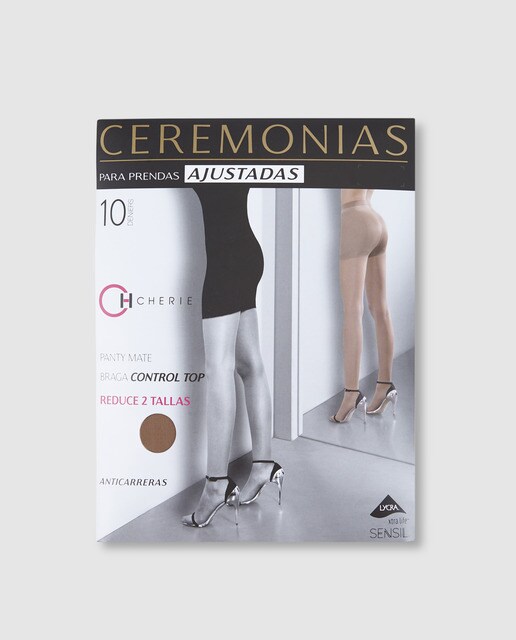 Collants redutores Cherie mate de 10 deniers