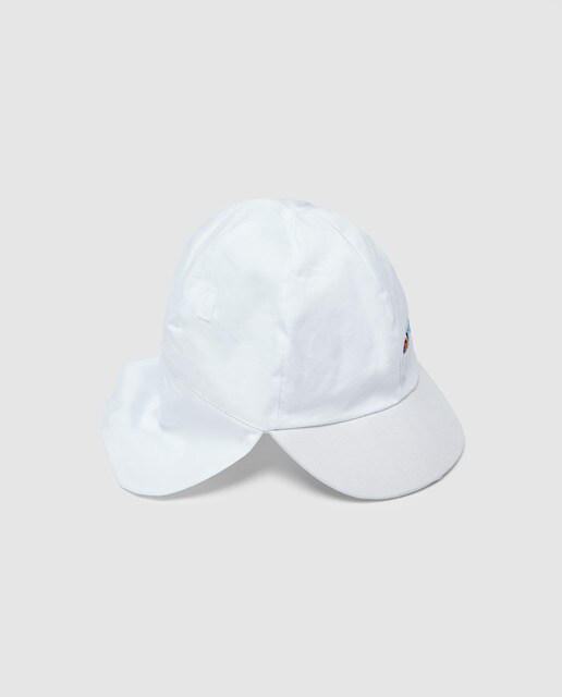 baby boy white cap