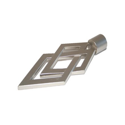 Image of Terminal Doble Rombo Serie Cromo 001238006553