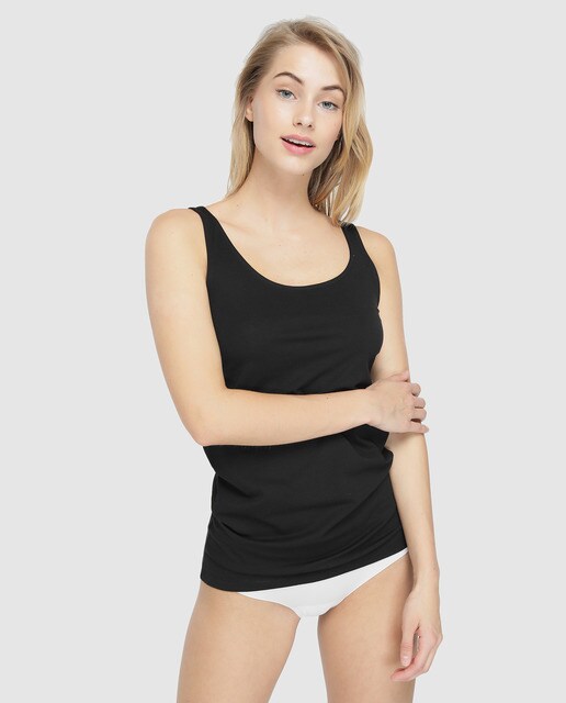 Camisola interior de mulher Esprit de algodão orgânico lisa Camisola interior de mulher Esprit de algodão orgânico lisa