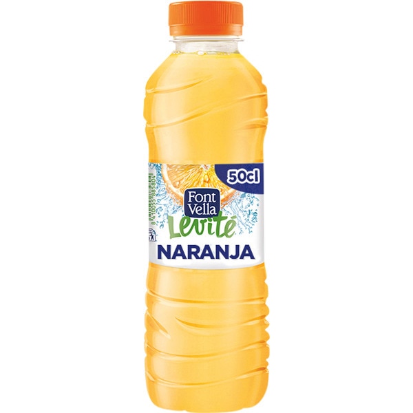 Comprar Agua Mineral Natural Con Zumo De Naranja Botella 50 Cl FONT