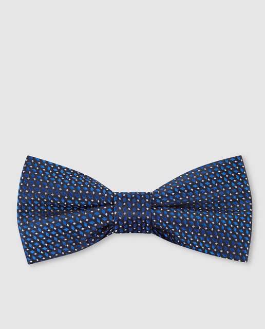 Laço Fórmula Joven azul-marinho com micro estampado