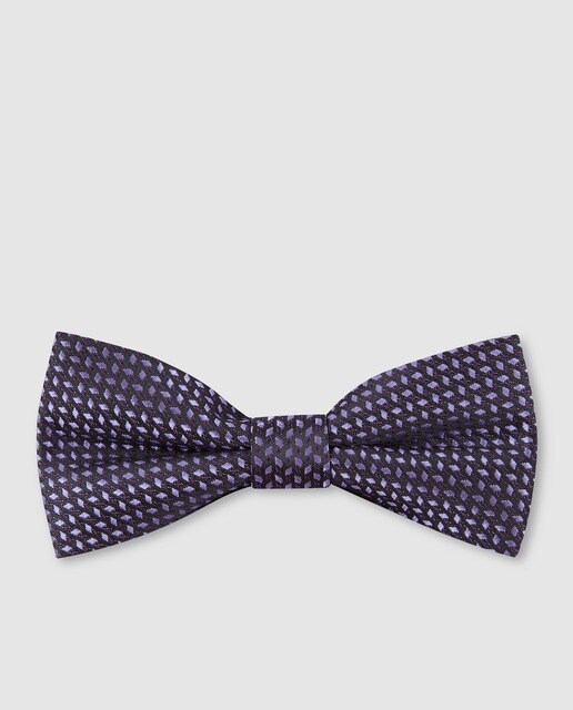 Laço Fórmula Joven preto com micro estampado