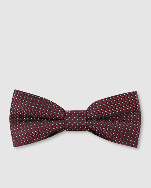 Laço Fórmula Joven azul-marinho com micro estampado