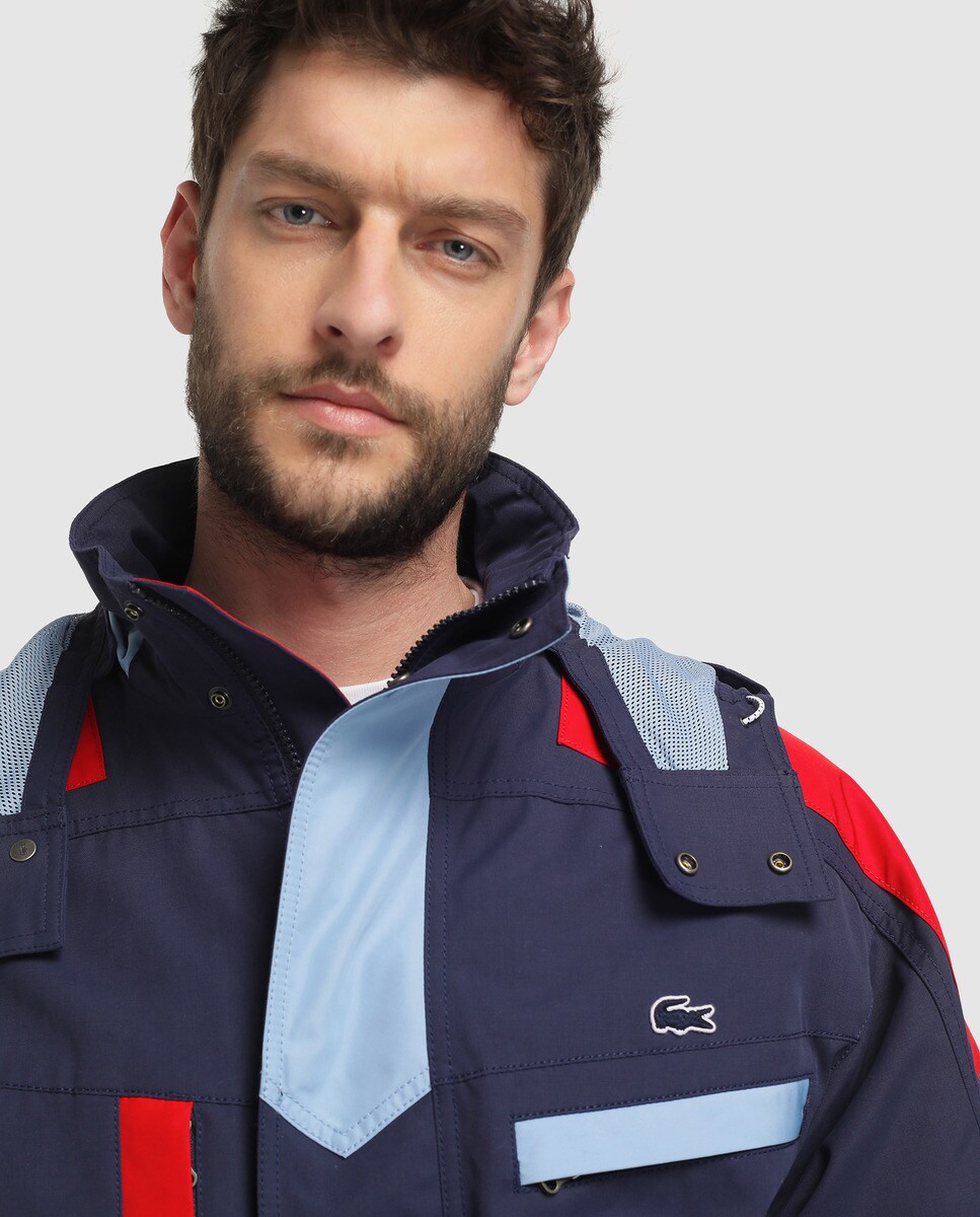 Parka De Hombre Lacoste Azul Con Capucha Lacoste Moda El Corte Ingl S