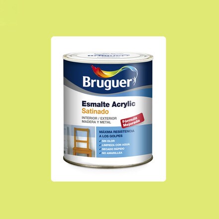 Image of Esmalte Acrylic Satinado Bruguer 001142000668