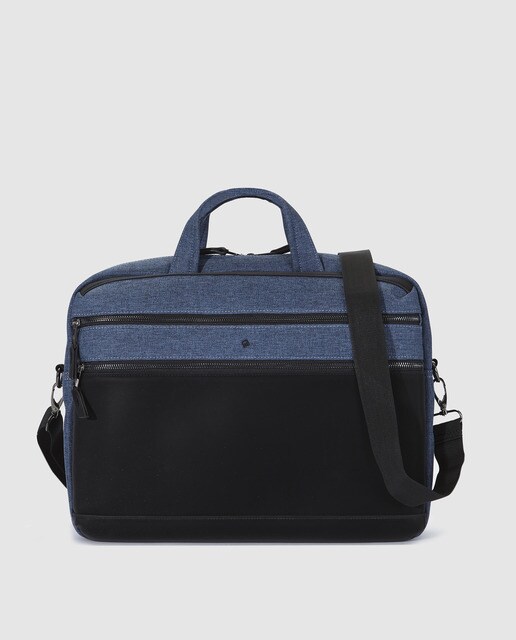 Porta-documentos de homem Emidio Tucci Homem azul e preto com fecho de correr Porta-documentos de homem Emidio Tucci Homem azul e preto com fecho de correr