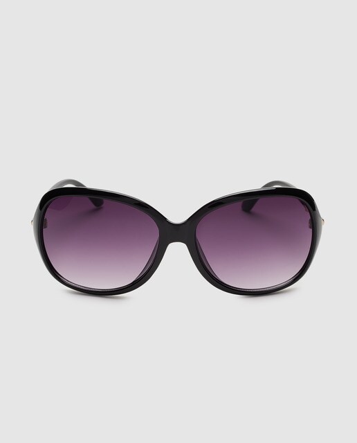 Óculos de sol de mulher El Corte Inglés ovais pretos Óculos de sol de mulher El Corte Inglés ovais pretos